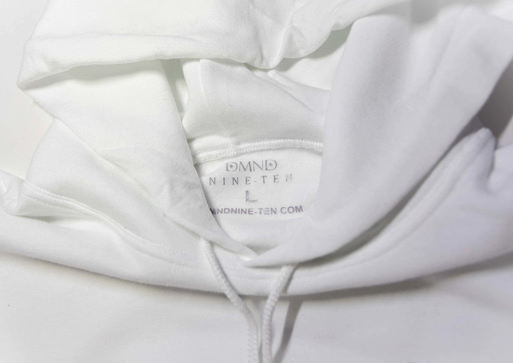 Growth, New Beginnings, Success Fleece Hoodie WHITE