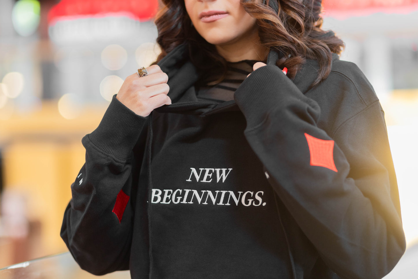 New Beginnings Embroidery Hoodie